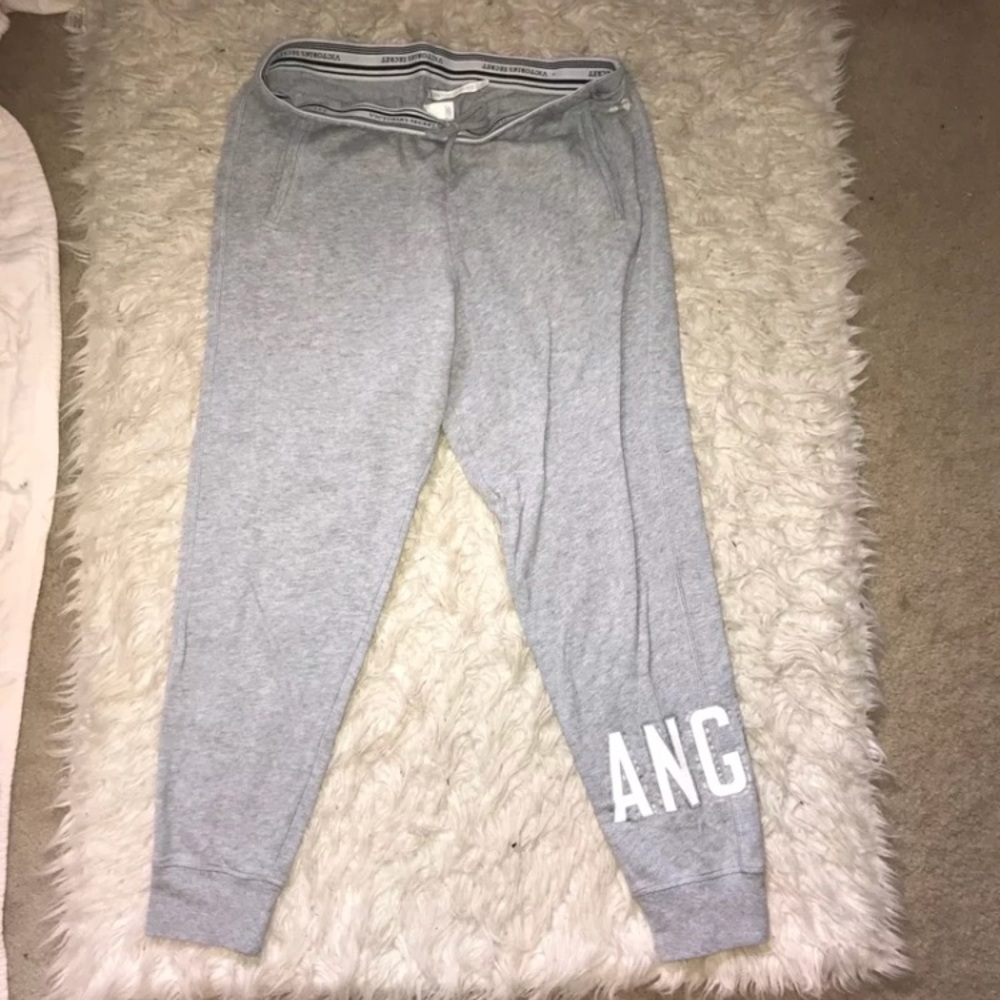 VS Pink Gray Joggers
